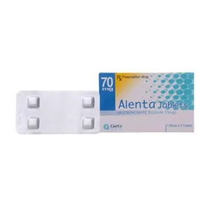 Alenta 70mg Getz - Thuốc Alendronic Acid Điều Trị Loãng Xương, Phòng Ngừa Gãy Xương Cột Sống